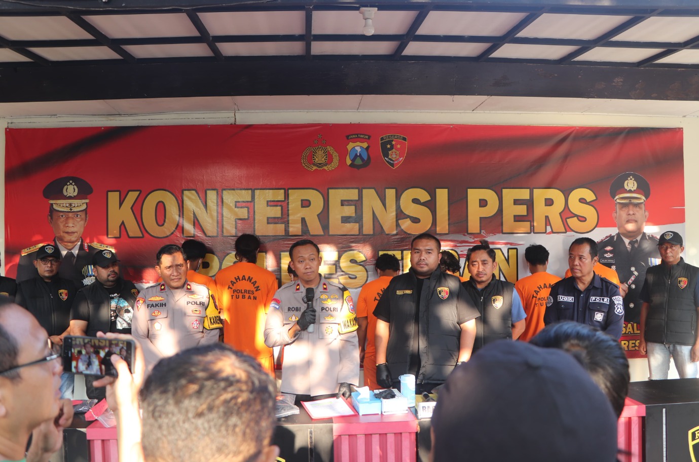 Operasi Pekat Semeru 2025: Polres Tuban Tangkap 8 Tersangka Premanisme