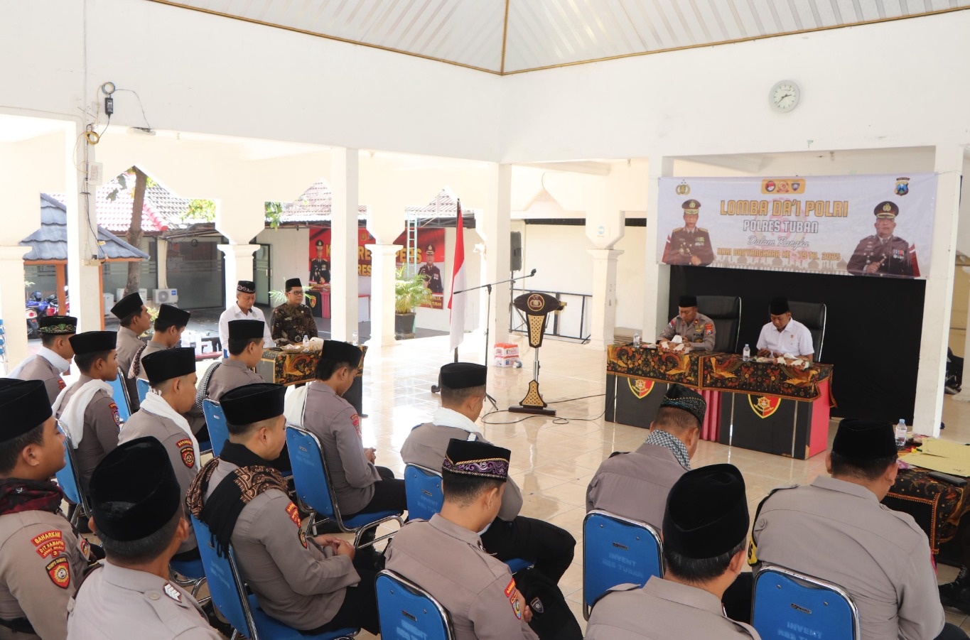 Lomba Dai Polri di Tuban: Bhabinkamtibmas Tunjukkan Kemampuan Berdakwah