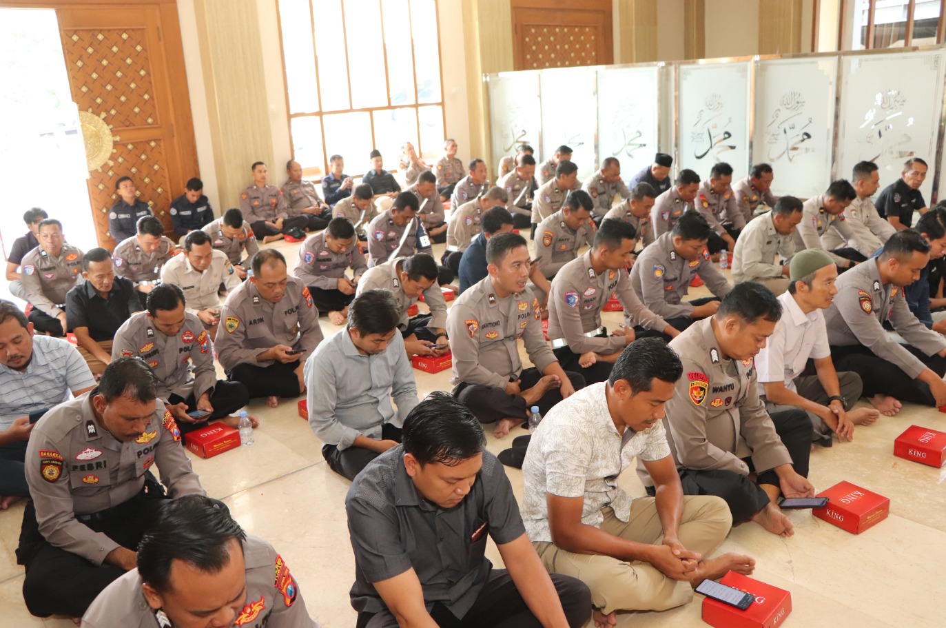 Polres Tuban Ajak Personel dan Bhayangkari Kuatkan Spiritualitas Lewat Doa Bersama
