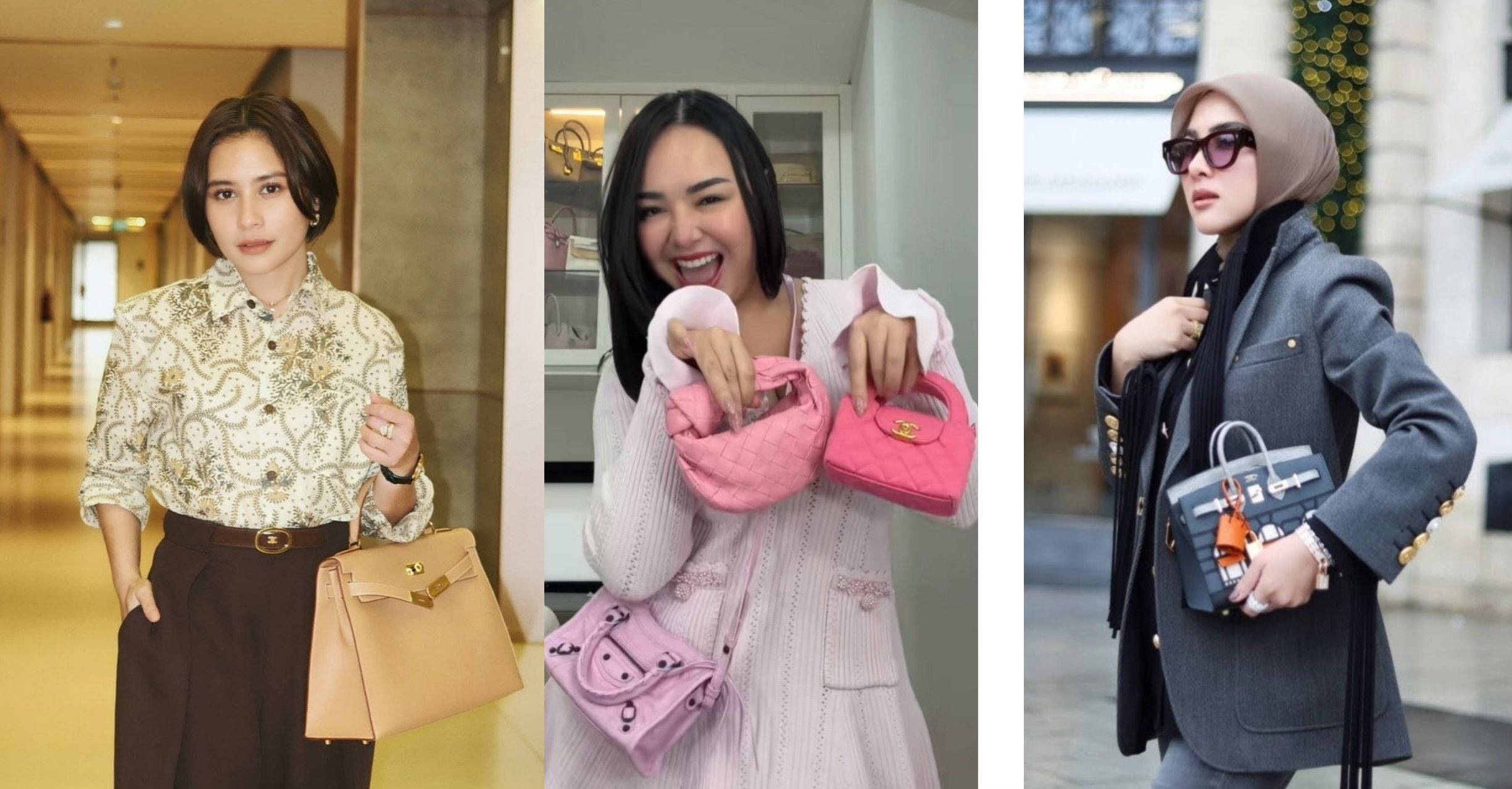 3 artis Indonesia koleksi tas mewah dengan harga fantastis
